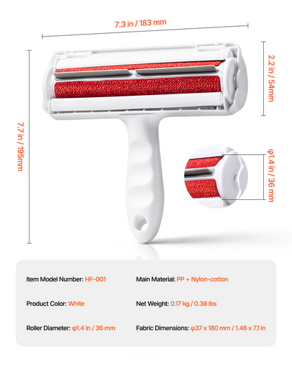 Pet Hair Remover Reusable LintsRoll